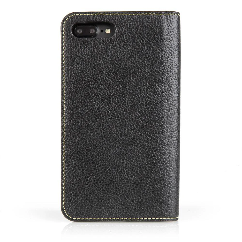 Jaguar Ultimate Leather iPhone 8+ Wallet Case - Black - Image 3