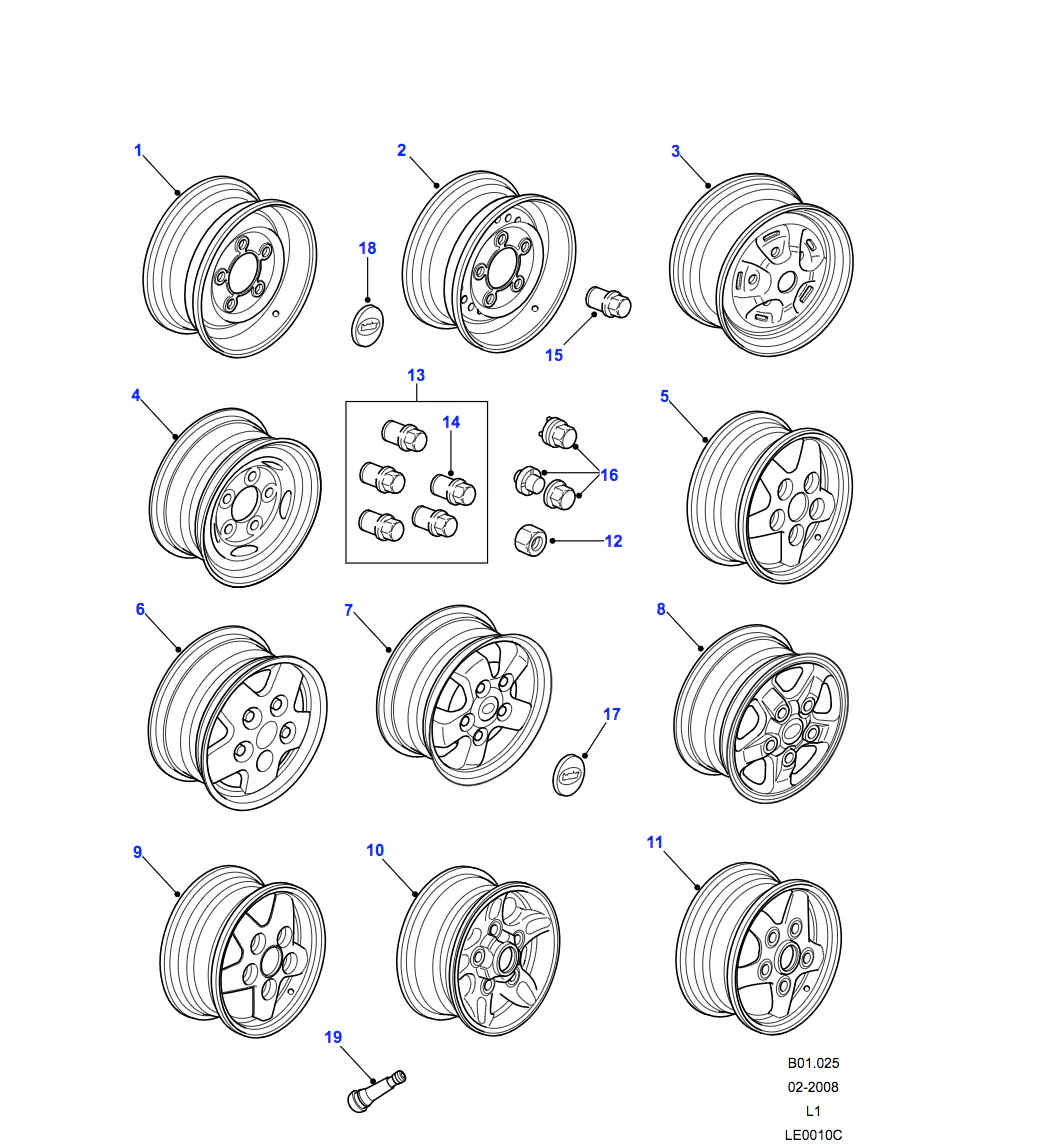 Land Rover Alloy Wheel - 16" Tornado - Image 3