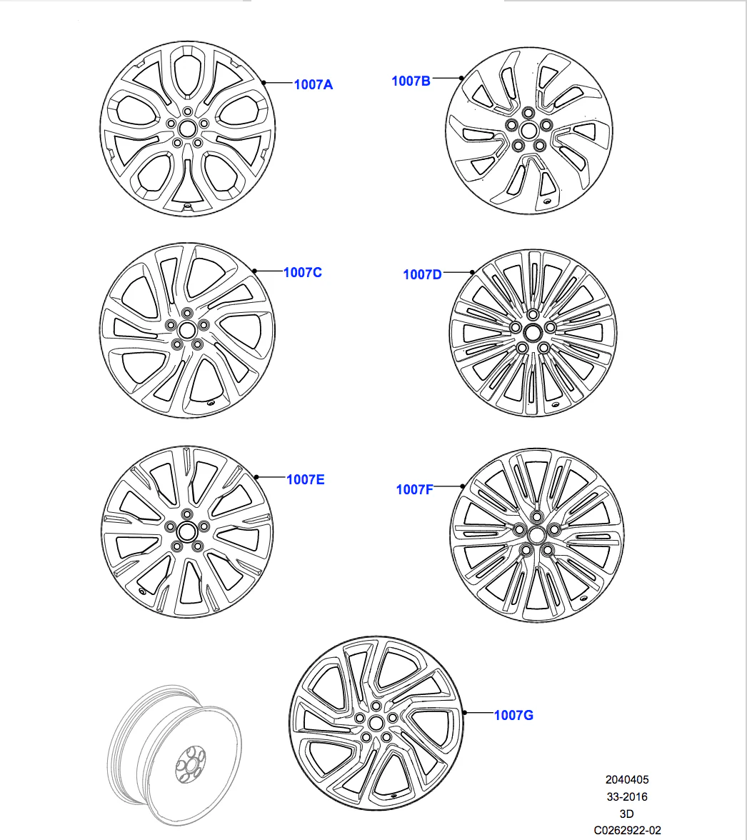 Land Rover Alloy Wheel - 19" Style 1003, 10 spoke, Diamond Turned finish - Image 2