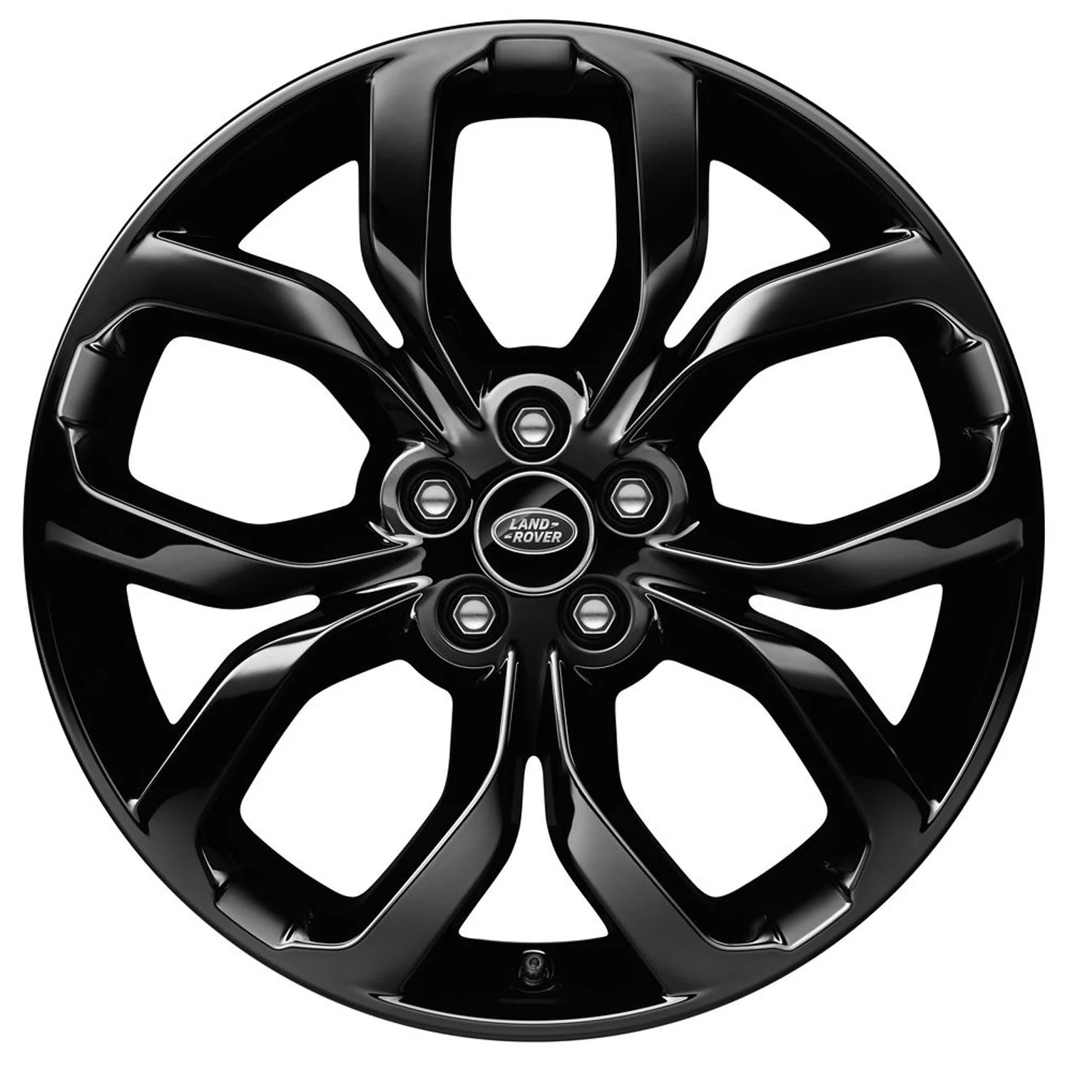 Land Rover Alloy Wheel - 19" Style 5021, 5 split - spoke, Gloss Black