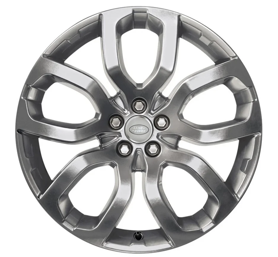 Land Rover Alloy Wheel - 20" Style 5004, 5 split - spoke, Shadow Chrome