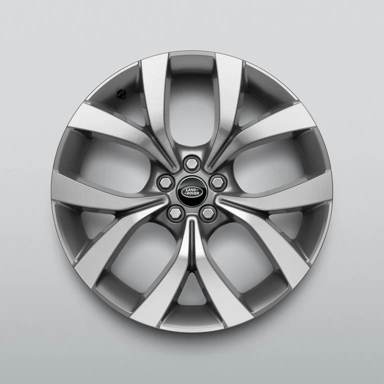 Land Rover Alloy Wheel - 20" Style 5076, 5 split - spoke, Diamond Turned finish