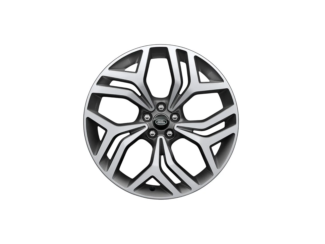 Land Rover Alloy Wheel - 21" Style 5047, 5 split - spoke, Diamond Turned finish