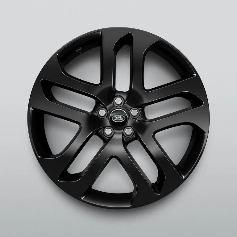 Land Rover Alloy Wheel - 21" Style 5078, 5 split - spoke, Gloss Black