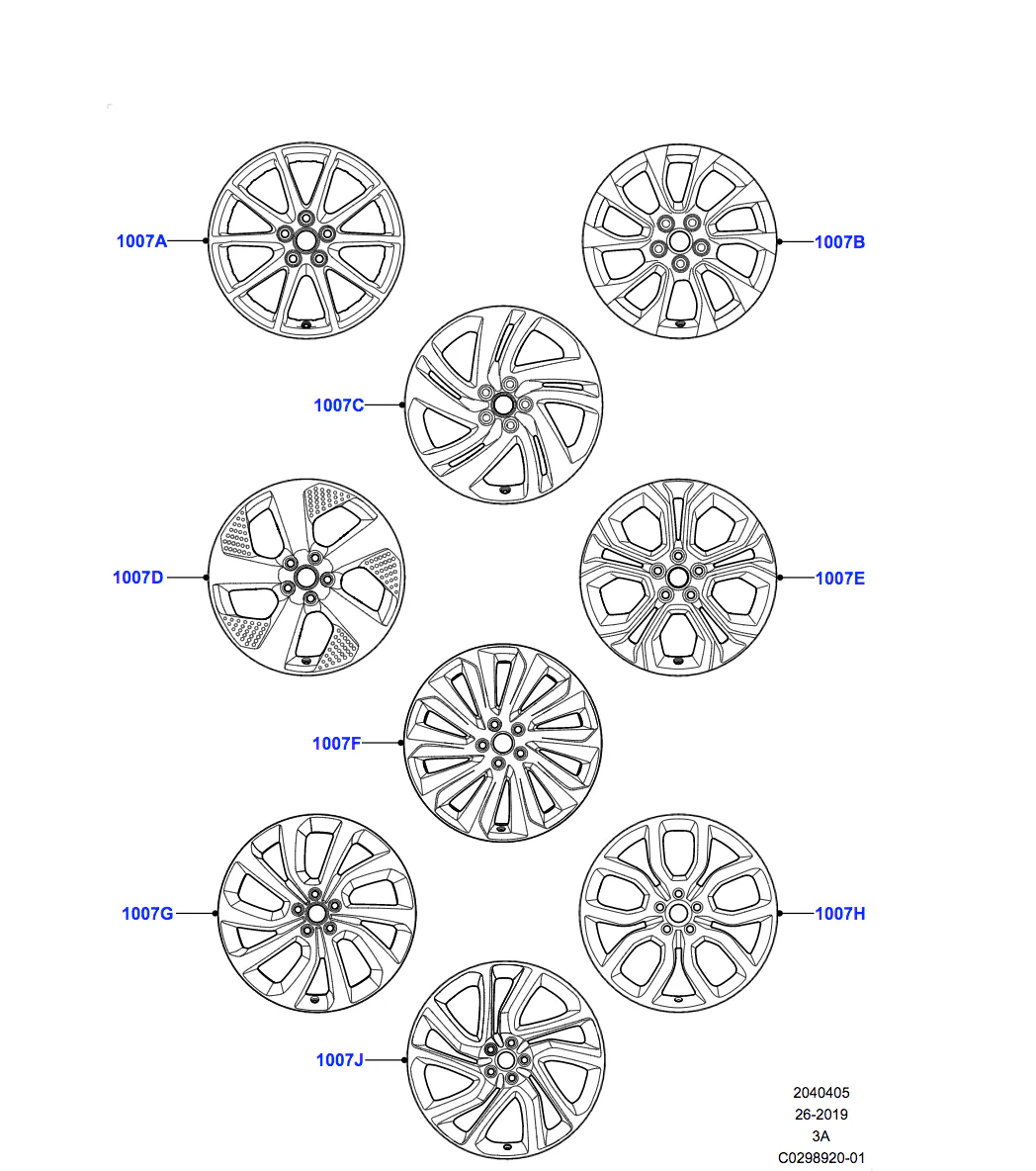 Land Rover Alloy Wheel - 21" Style 5090, 5 spoke, Diamond Turned finish - Image 2