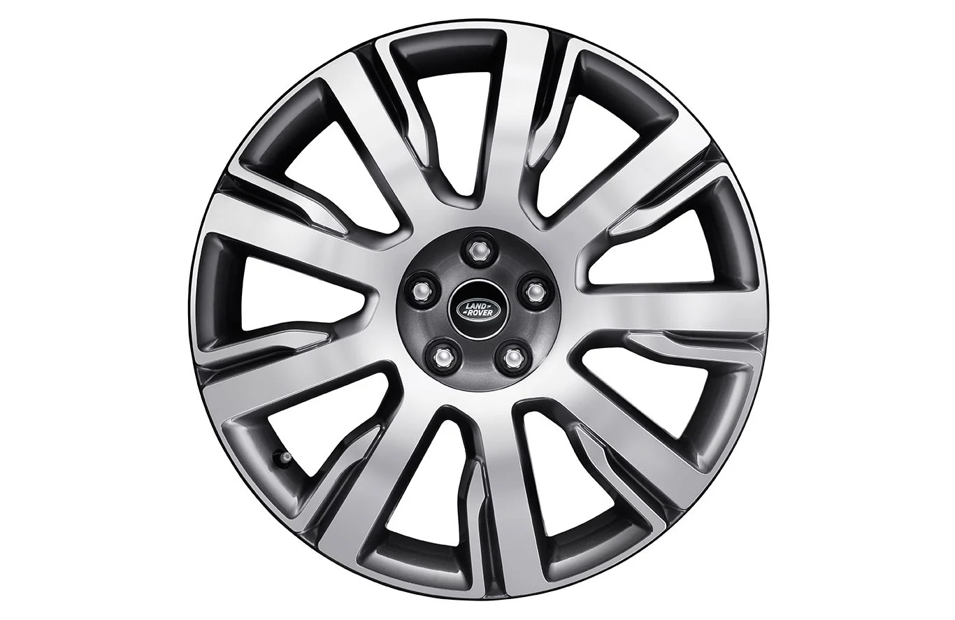 Land Rover Alloy Wheel - 21" Style 9002, 9 spoke, Diamond Turned finish