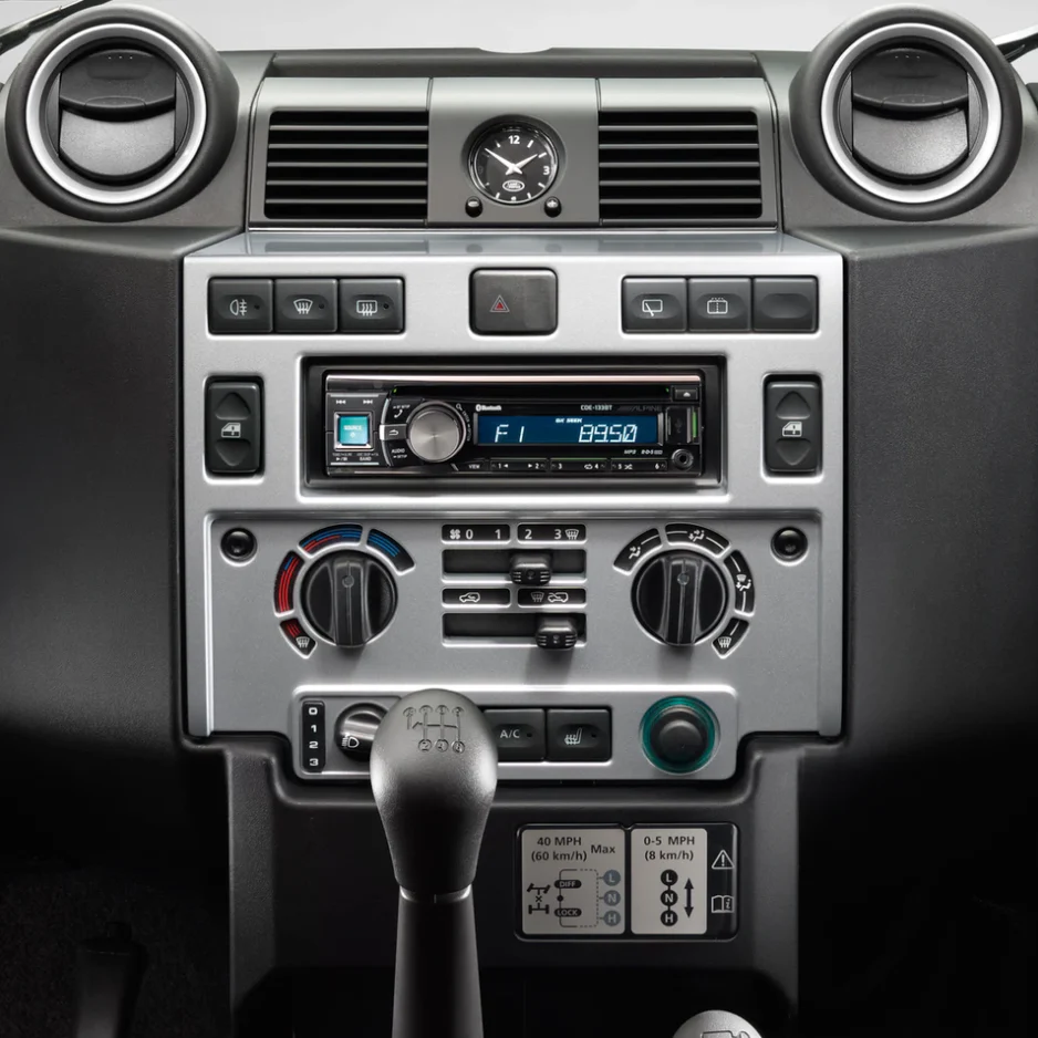 Land Rover Centre Switch Panel Surround, Painted - Indus Silver
