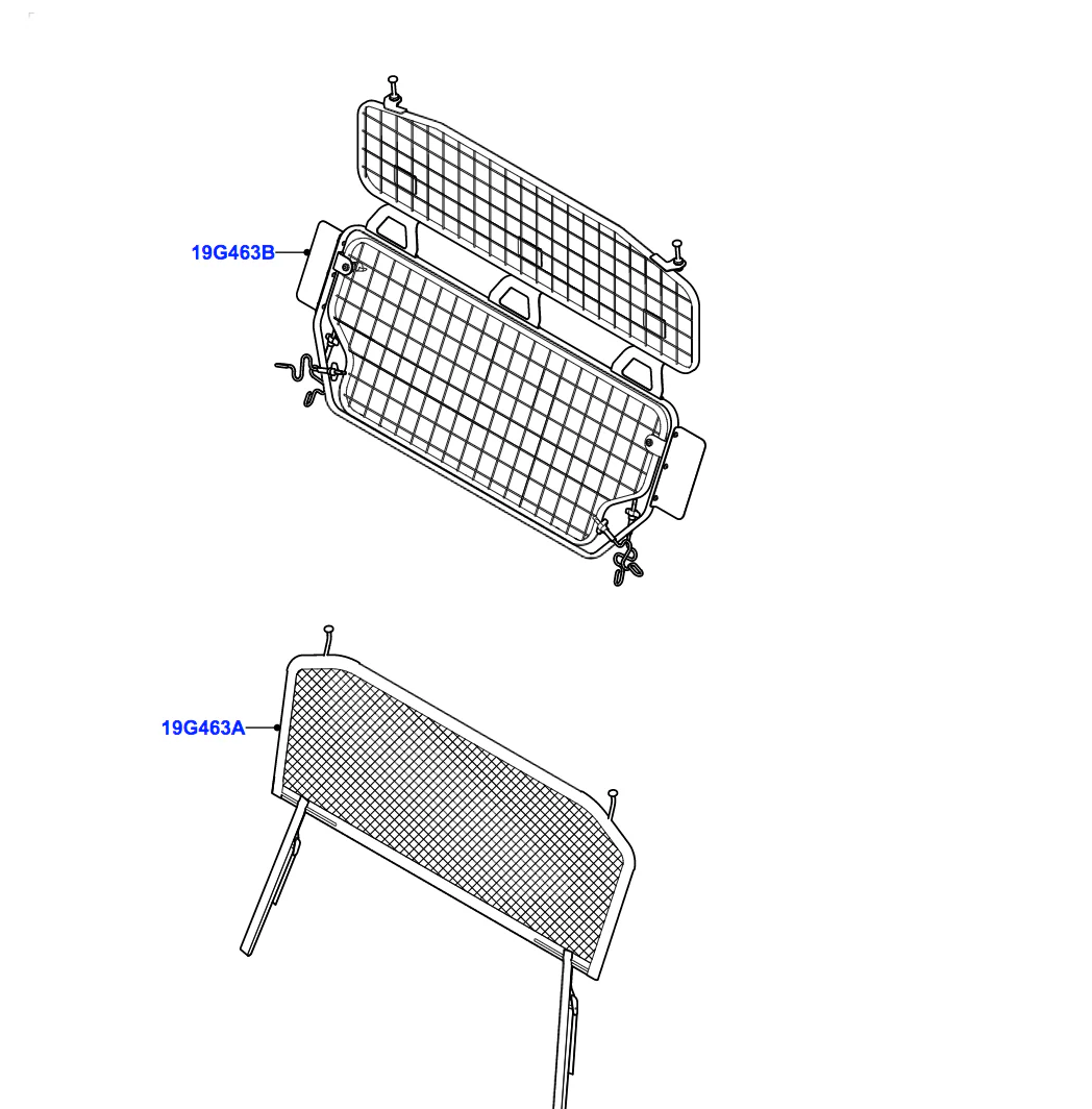 Land Rover Full Height Loadspace Partition - Image 2