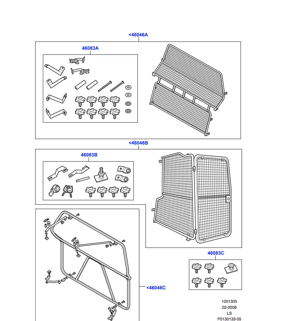 Land Rover Luggage Partition Divider - Image 2
