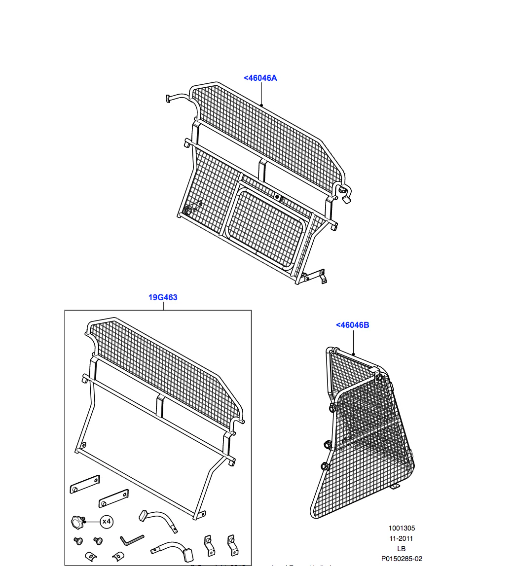Land Rover Luggage Partition Divider - Image 2