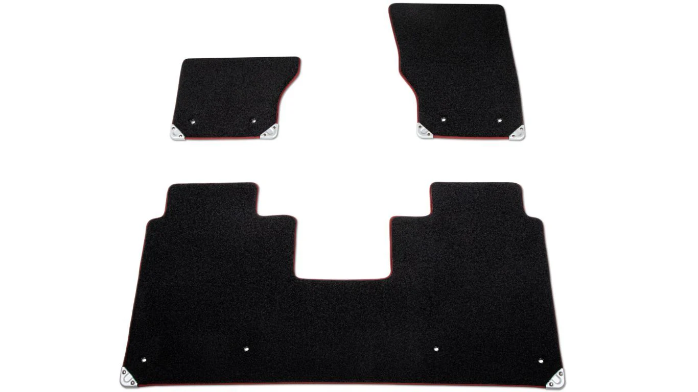 Land Rover Premium Carpet Mat Set - Ebony, RHD, LWB