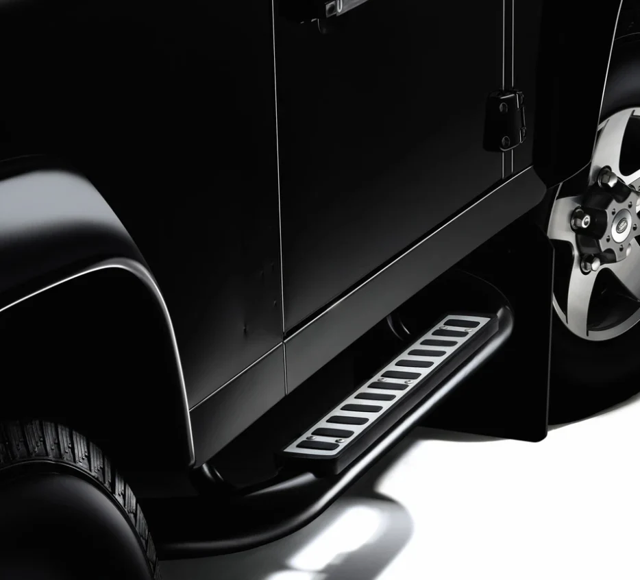 Land Rover Side Protection Runners - Silver, 110