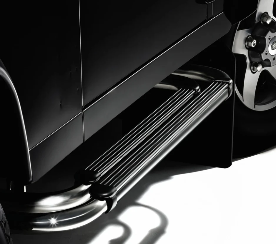 Land Rover Side Protection Runners - Stainless Steel, Twin Tube, 90