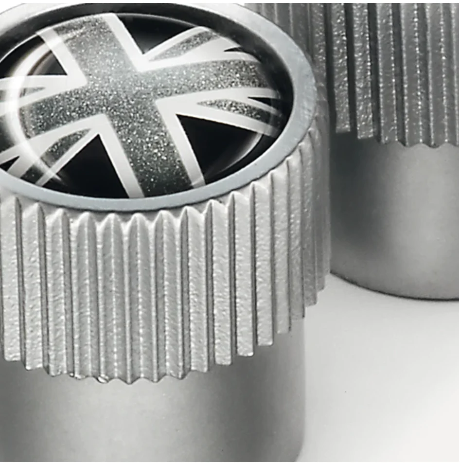 Land Rover Styled Valve Caps - Black Jack - Image 3