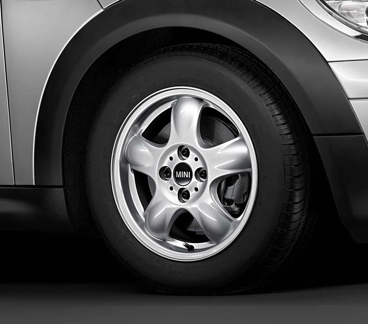 MINI Genuine 15" Light Alloy Wheel 5-Star Spooler Silver