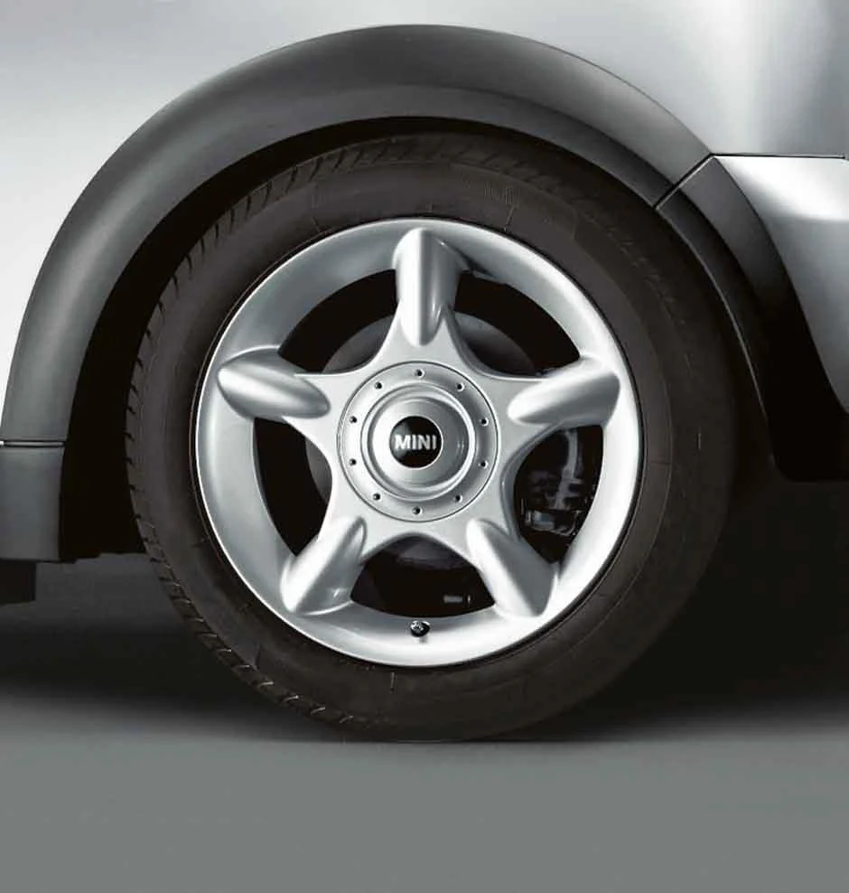 MINI Genuine 16" Inch Light Alloy Wheel 5-Star Spoke R83 Silver