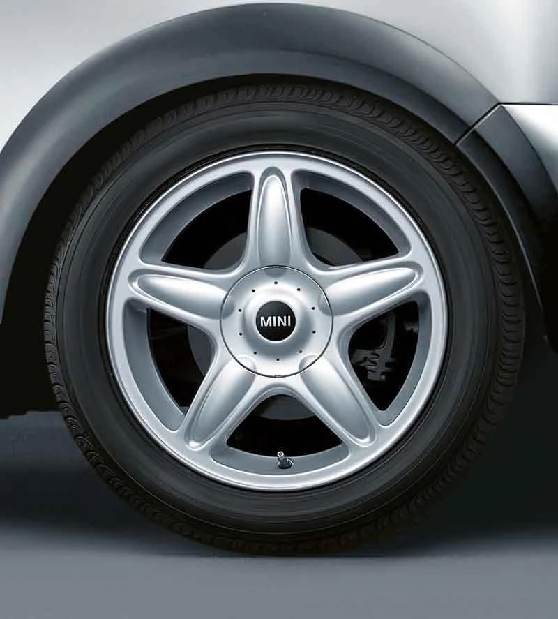 MINI Genuine 16" Light Alloy Wheel 5-Star Blaster Silver - Image 2