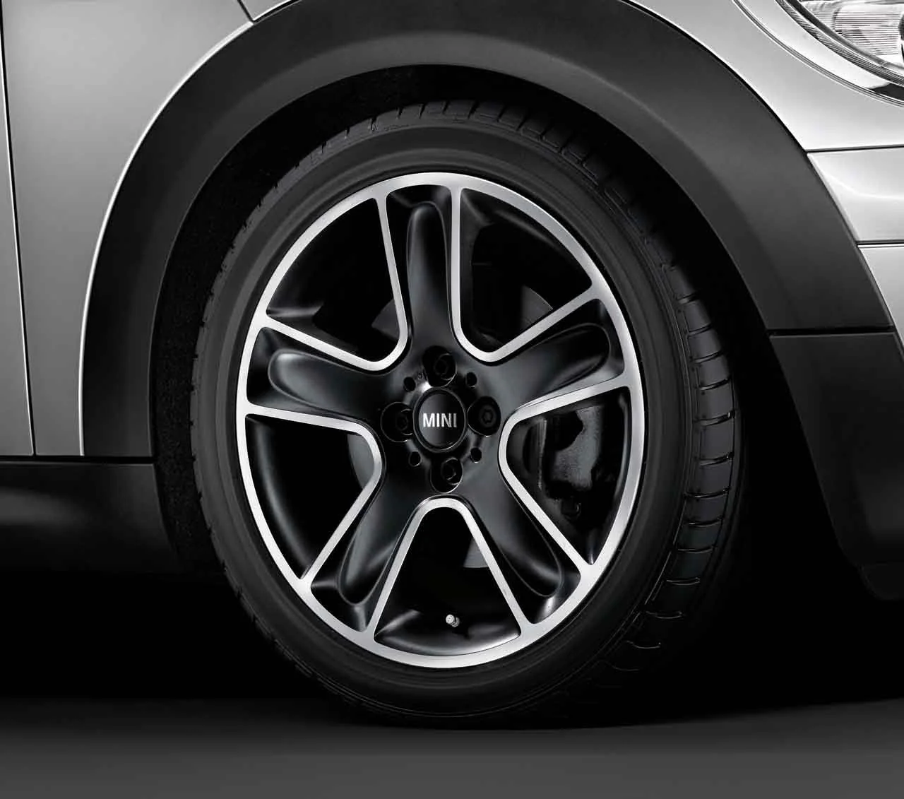 MINI Genuine 17" Inch Light Alloy Wheel Star Bullet R111 Black