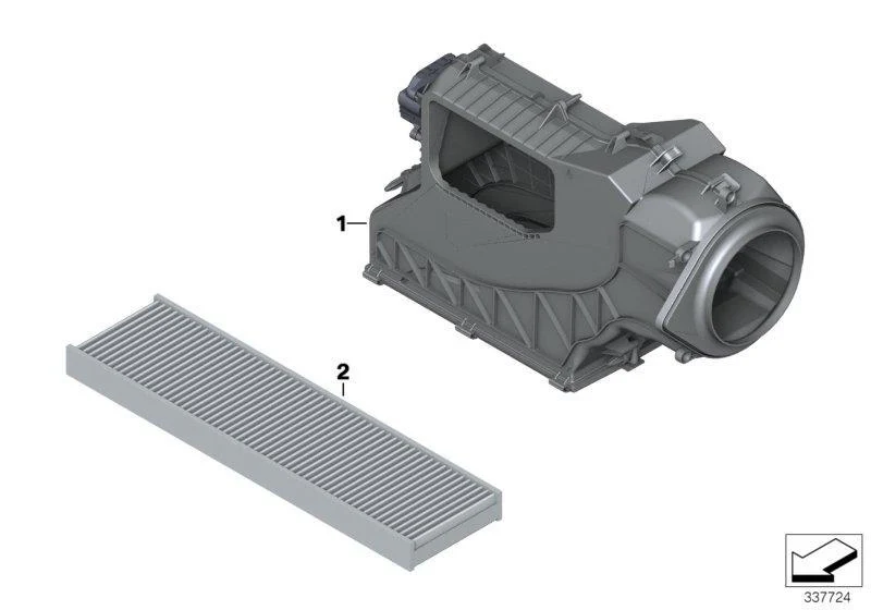 MINI Genuine Activated Carbon Container Cabin Air Filter - Image 2
