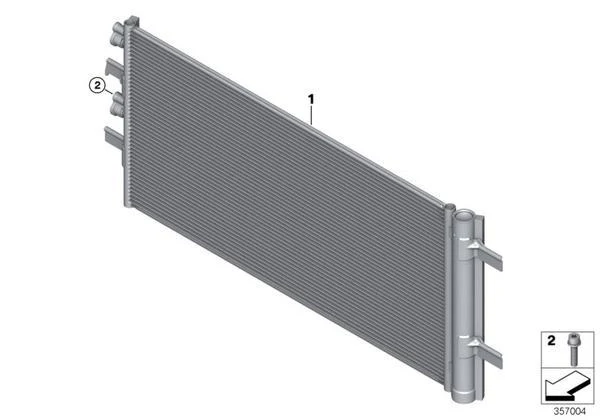 MINI Genuine Air Conditioning A/C Air Con Condenser With Drier - Image 2