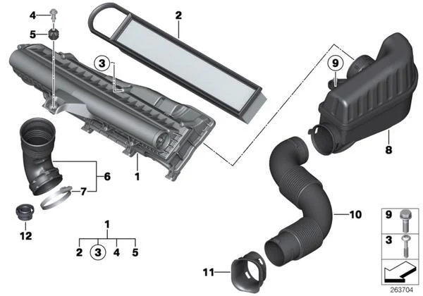 MINI Genuine Air Filter Element Replacement Part - Image 2