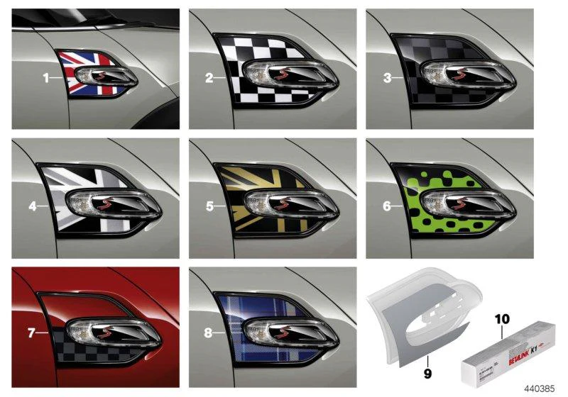 MINI Genuine JCW PRO Side Scuttle Trim Set with Pad - Image 3
