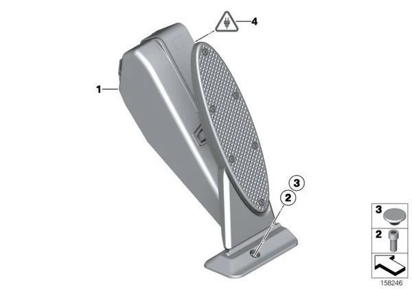 MINI Genuine Manual Transmission Accelerator Pedal Module - Image 2
