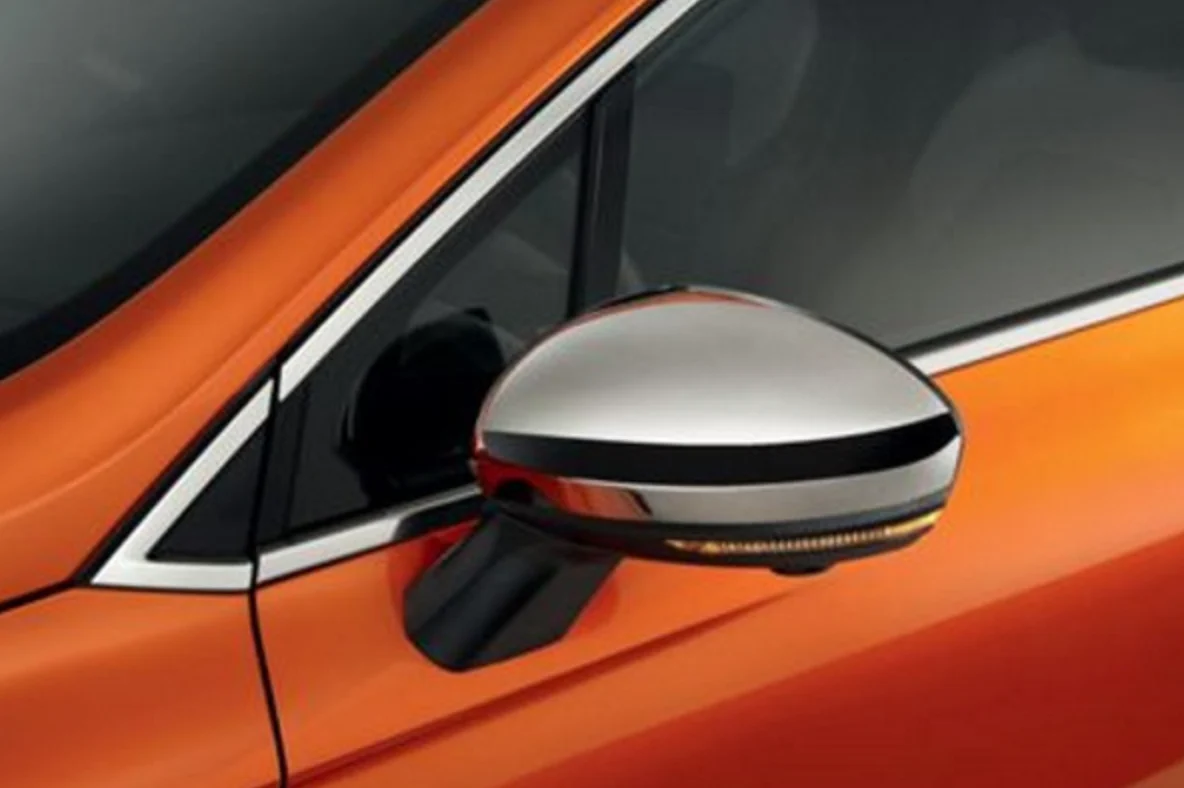 Renault Pair of Chrome Mirror Caps - Clio V