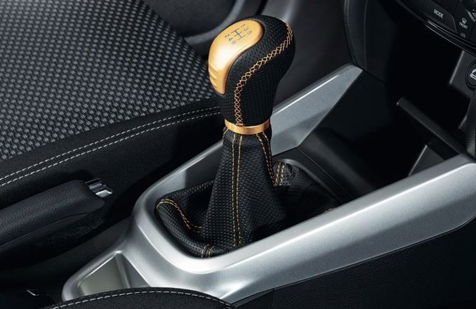 Suzuki Leather Gear Boot - Black with Yellow