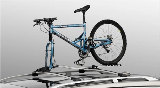 Volvo aluminium bicycle holder