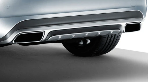 Volvo End pipes, double integrated